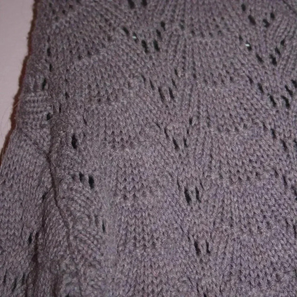 Sonoma Purple Roll Neck Sweater Size Large Crew Style 100% Cotton 3/4 Length - Picture 2 of 15